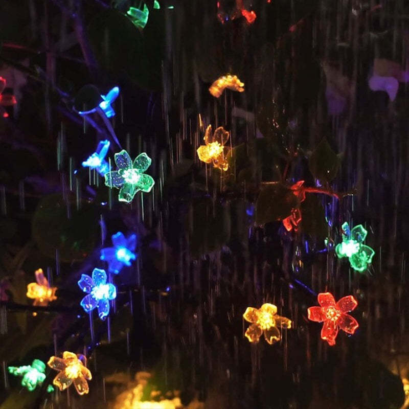 Outdoor Solar Cherry Blossom Light-LED Solar Fairy Lights