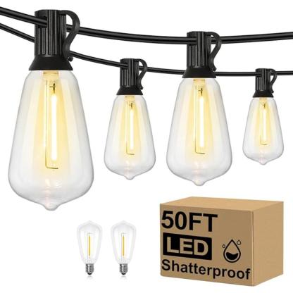Weatherproof And Shatterproof String Lights For Patio-LED Solar Fairy Lights