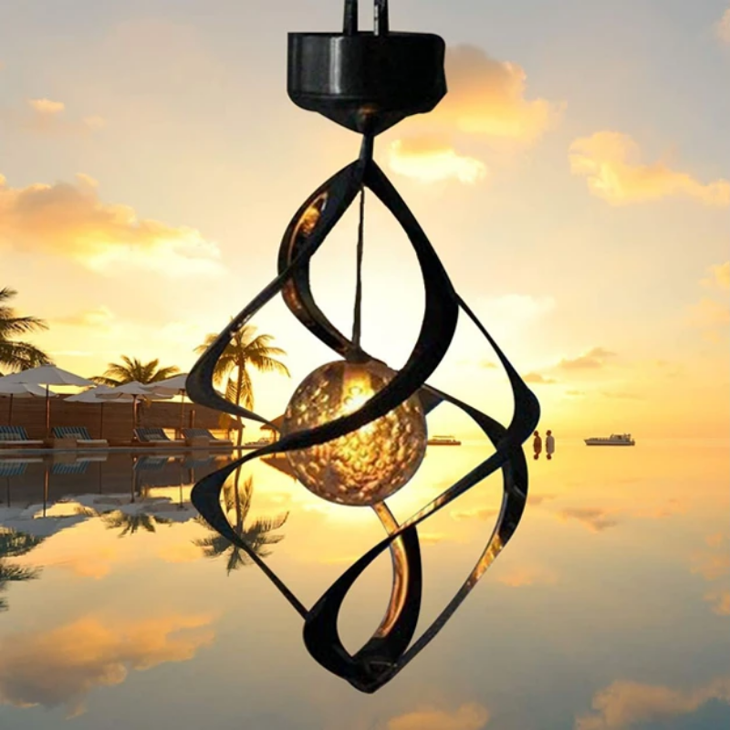 Colorful Solar-Powered LED Wind Chime Light - Eco-Friendly Outdoor Decoration-LED Solar Fairy Lights