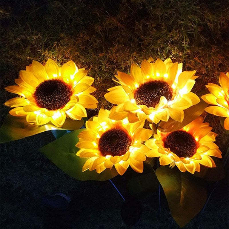 Sunflower Solar LED Outdoor Lights-LED Solar Fairy Lights