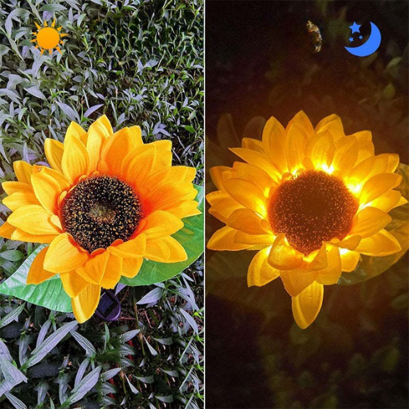 Sunflower Solar LED Outdoor Lights-LED Solar Fairy Lights