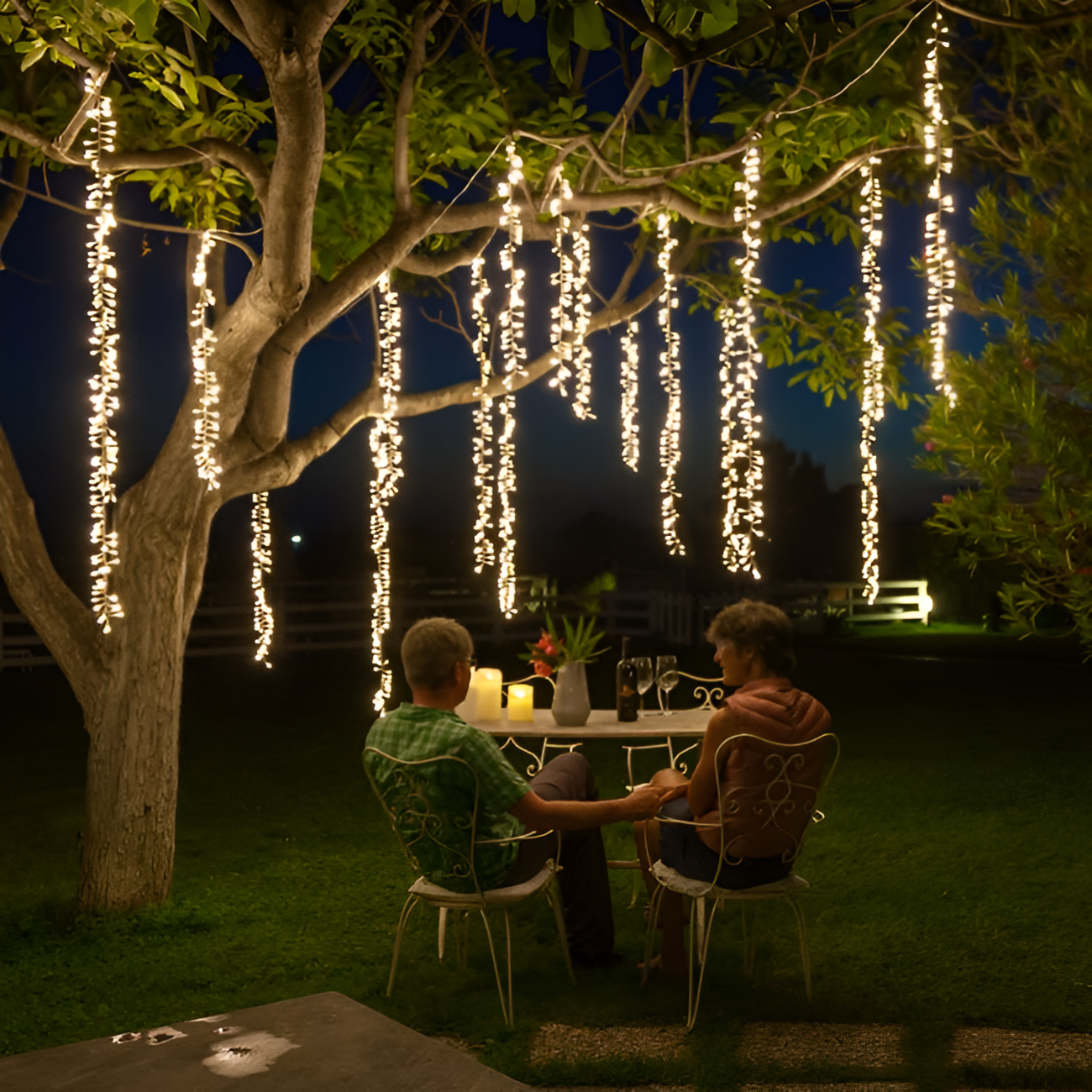 3M Warm White LED Cluster String Lights