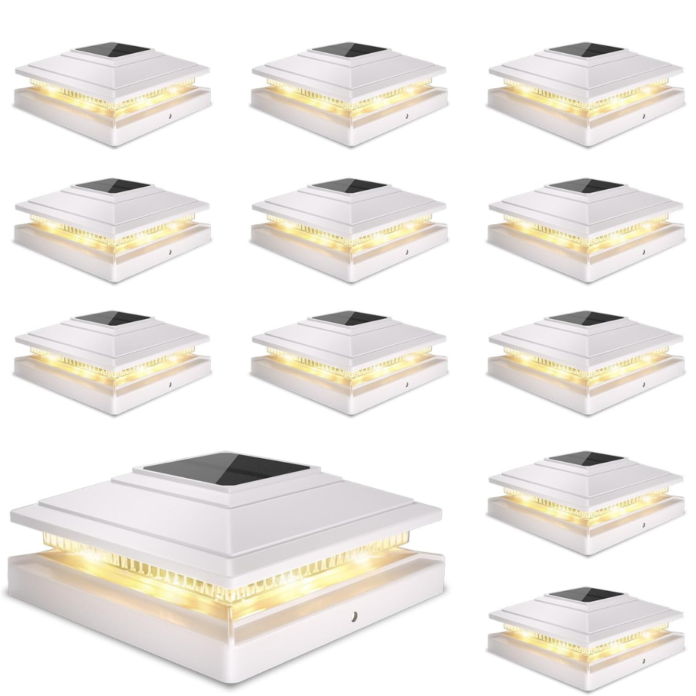 Waterproof Solar Post Cap Lights For Outdoor Fence