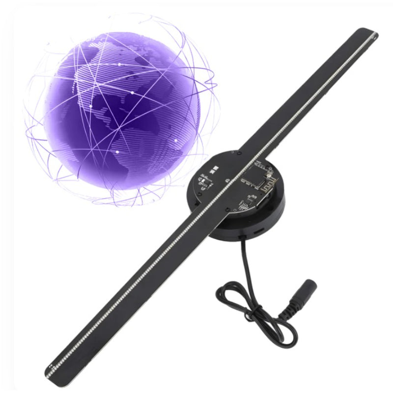 3D Hologram Fan-LED Solar Fairy Lights