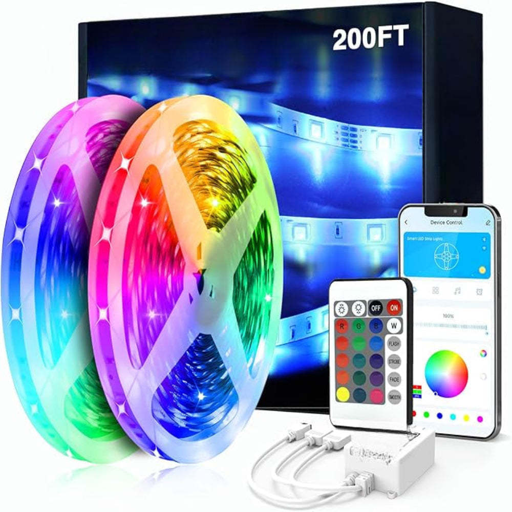 Color Changing LED Lights With Wireless App Sync-LED Solar Fairy Lights