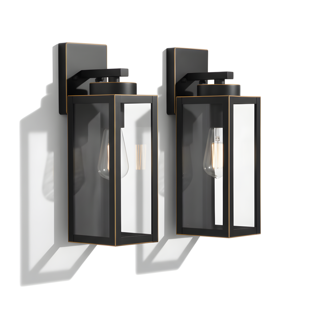 Pack Of 2 Outdoor Wall Light Fixtures