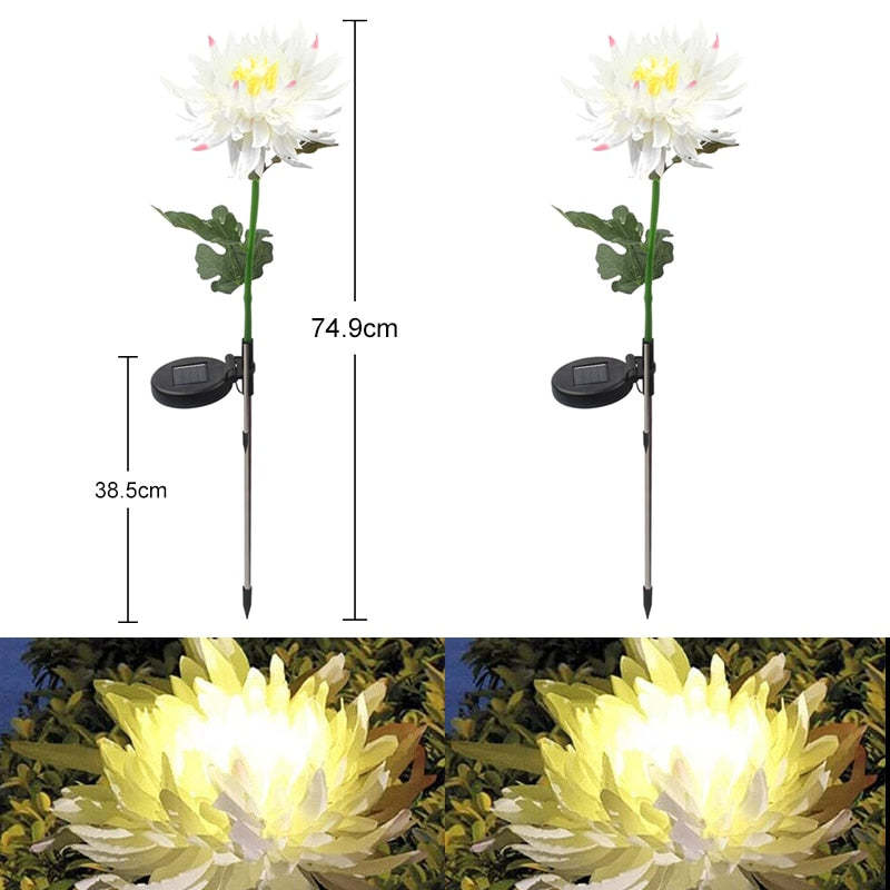 Outdoor Garden Flower Light-LED Solar Fairy Lights