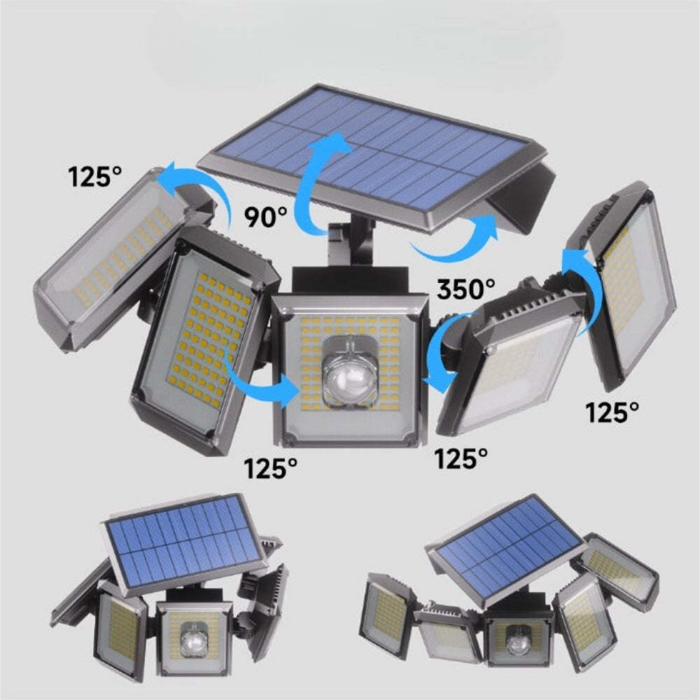 5 Heads Solar LED Motion Sensor Lamp-LED Solar Fairy Lights