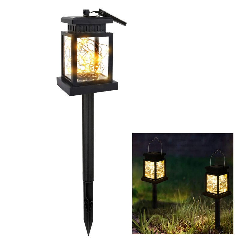 Outdoor Solar Flickering Candle Light-LED Solar Fairy Lights
