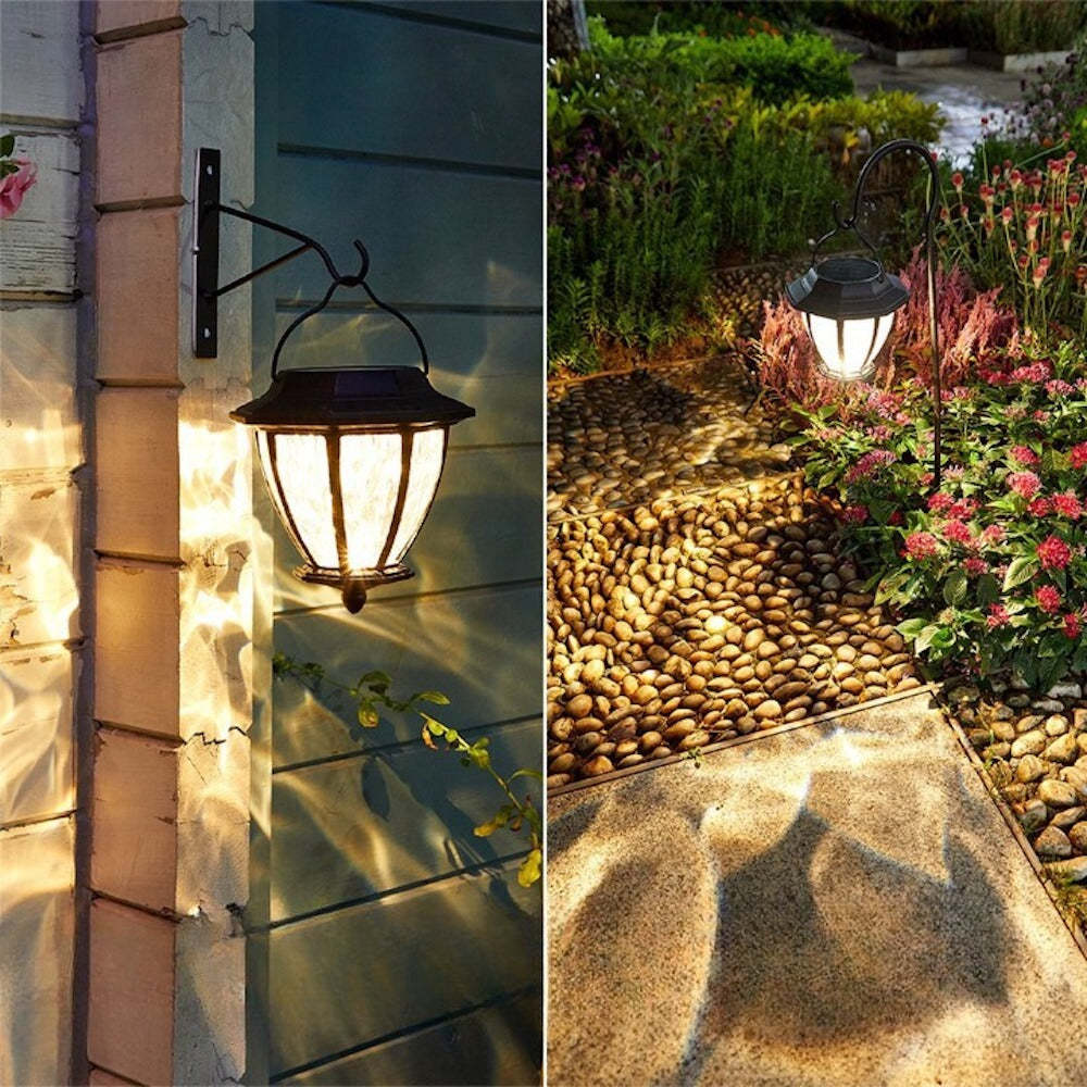 Water Wave Solar LED Wall Lamps-LED Solar Fairy Lights