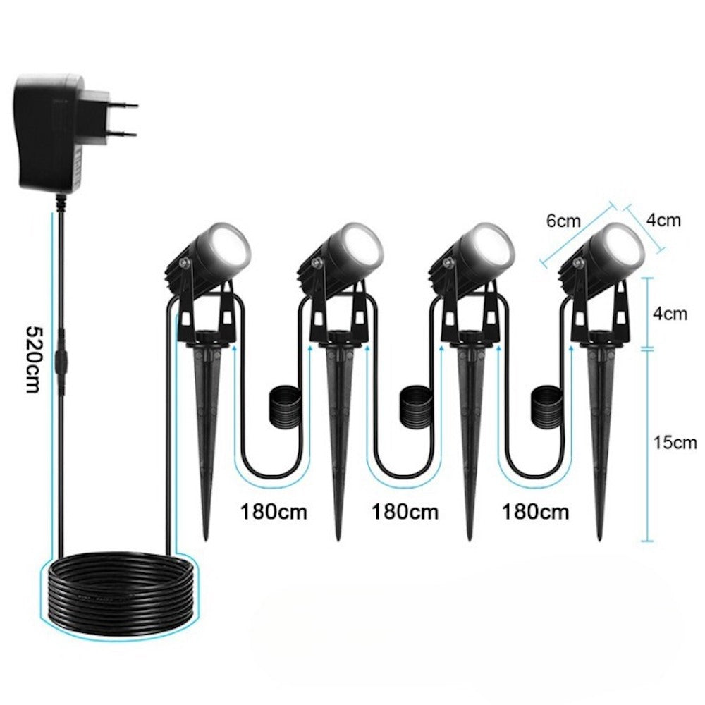 Decorative Outdoor 12V Lawn Lamp-LED Solar Fairy Lights