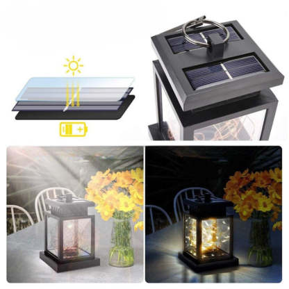 Outdoor Solar Flickering Candle Light-LED Solar Fairy Lights