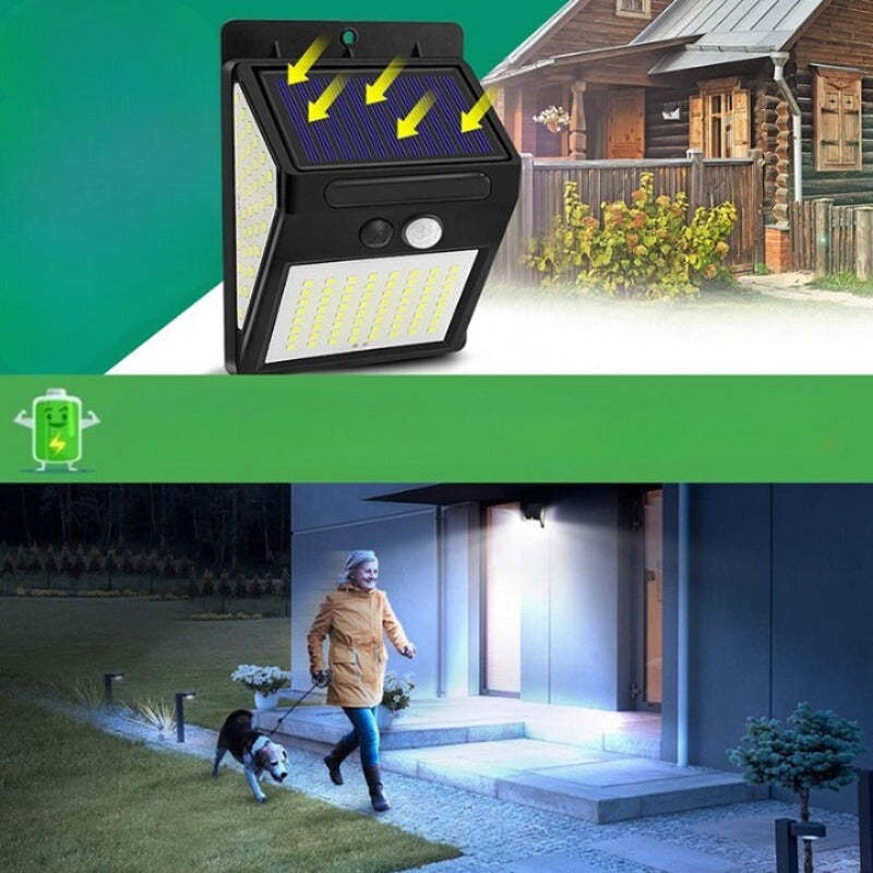 144 Led Outdoor Motion Sensor Solar Lamp-LED Solar Fairy Lights