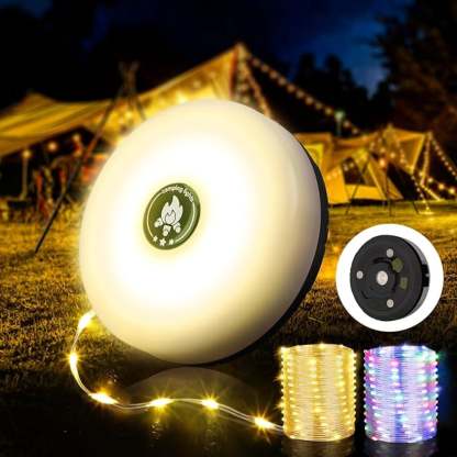Portable Camping String Light With USB Charging-LED Solar Fairy Lights