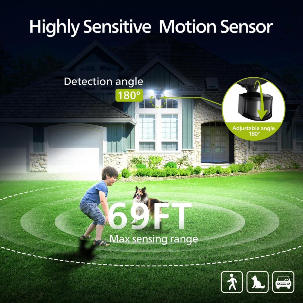 44W LED Security Outdoor Light