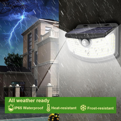 Solar Motion Sensor Lights 120 LEDs