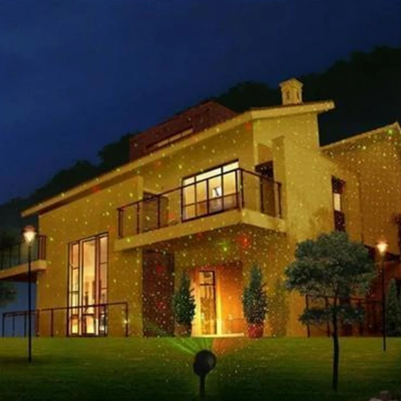 Outdoor Laser Fairy Light Projection - Festive Holiday Decoration-LED Solar Fairy Lights