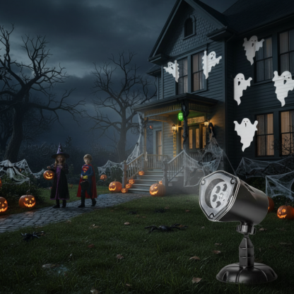 Rotating Halloween Outdoor Projection Lights