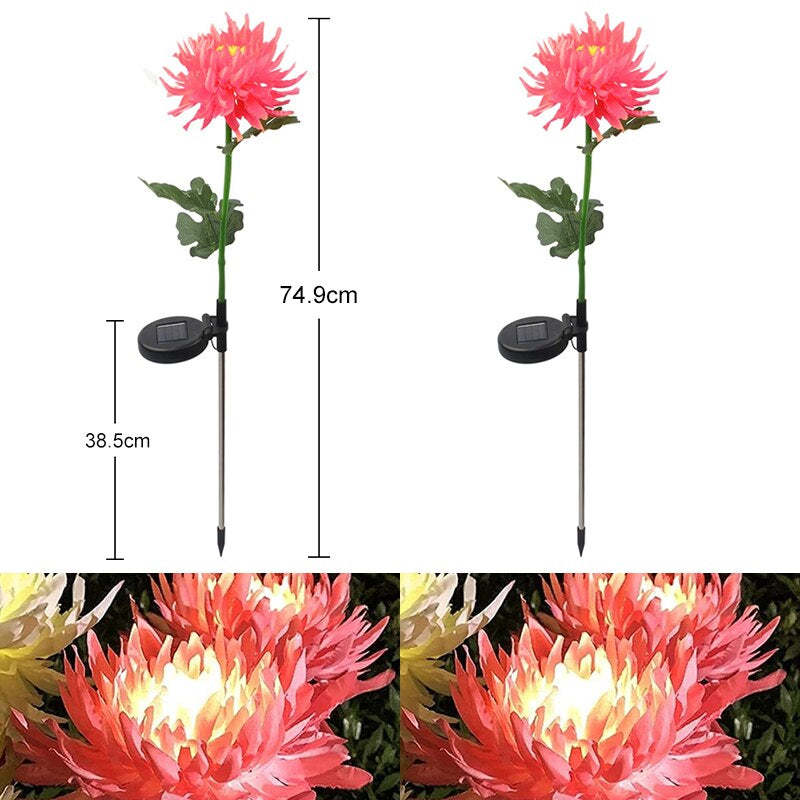 Outdoor Garden Flower Light-LED Solar Fairy Lights