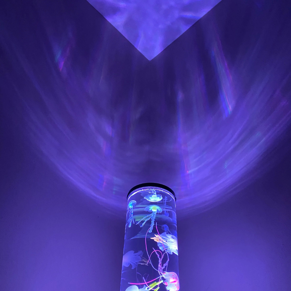 LED Jellyfish Lamp With Remote Control And Ocean Projection-LED Solar Fairy Lights