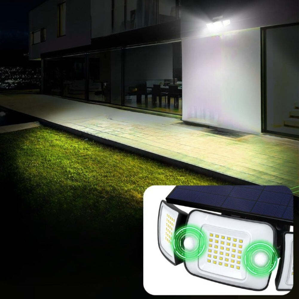 Large Solar Panel LED Wall Lamp-LED Solar Fairy Lights
