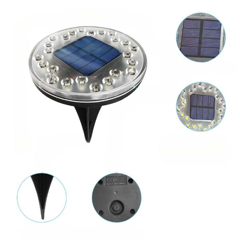 LED Solar Ground Light Outdoor-LED Solar Fairy Lights
