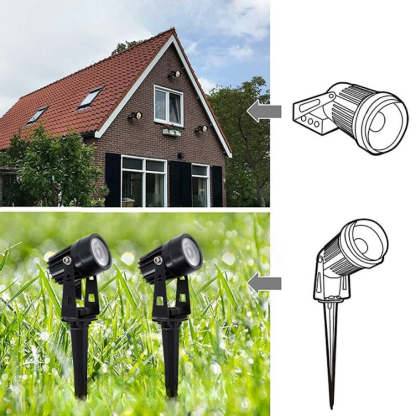Decorative Outdoor RGB 12V Remote Controlled Lawn Lamp-LED Solar Fairy Lights