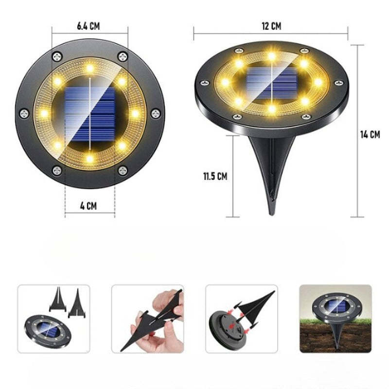 Classic LED Solar Ground Light For Outdoor-LED Solar Fairy Lights