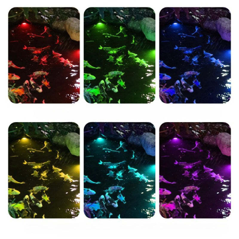 1 TO 4  Solar LED Underwater Pond Lights-LED Solar Fairy Lights
