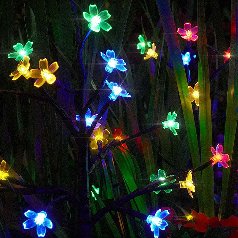 Outdoor Solar Cherry Blossom Light-LED Solar Fairy Lights