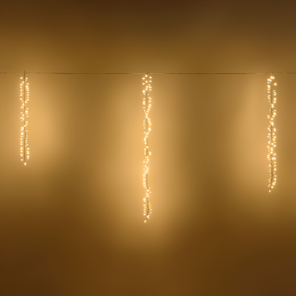 3M Warm White LED Cluster String Lights