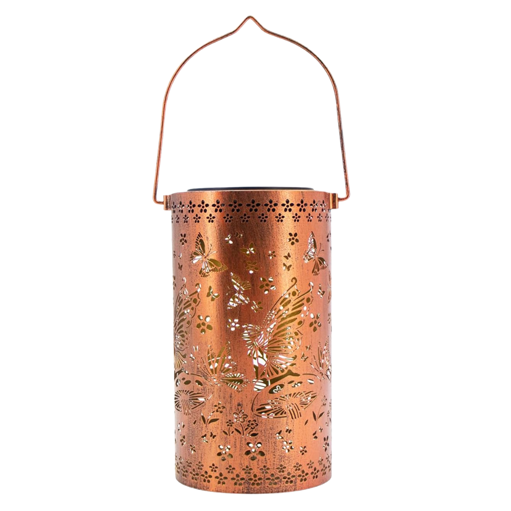 Dragonfly Metal Solar Garden Lantern