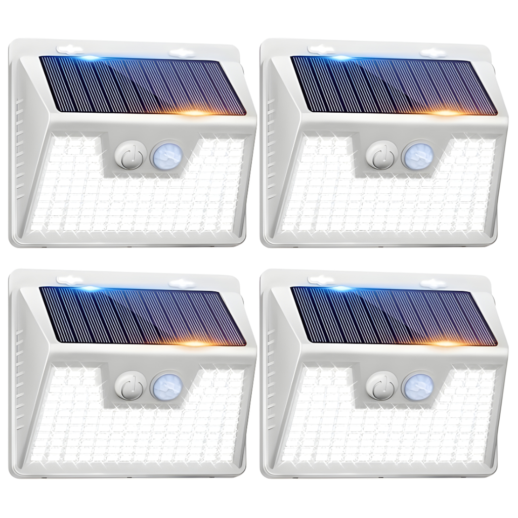 140 LED Solar Powered Waterproof Fence Light