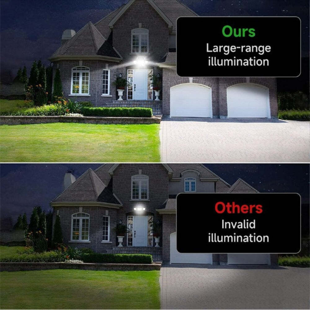 Dual Induction PIR Motion Sensor Solar Wall Lamp-LED Solar Fairy Lights