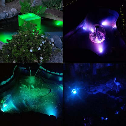 1-To-5 Outdoor Solar Underwater Lights-LED Solar Fairy Lights