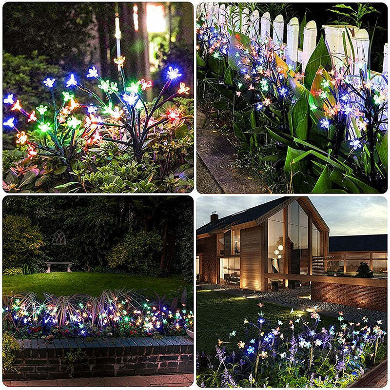 Outdoor Solar Cherry Blossom Light-LED Solar Fairy Lights