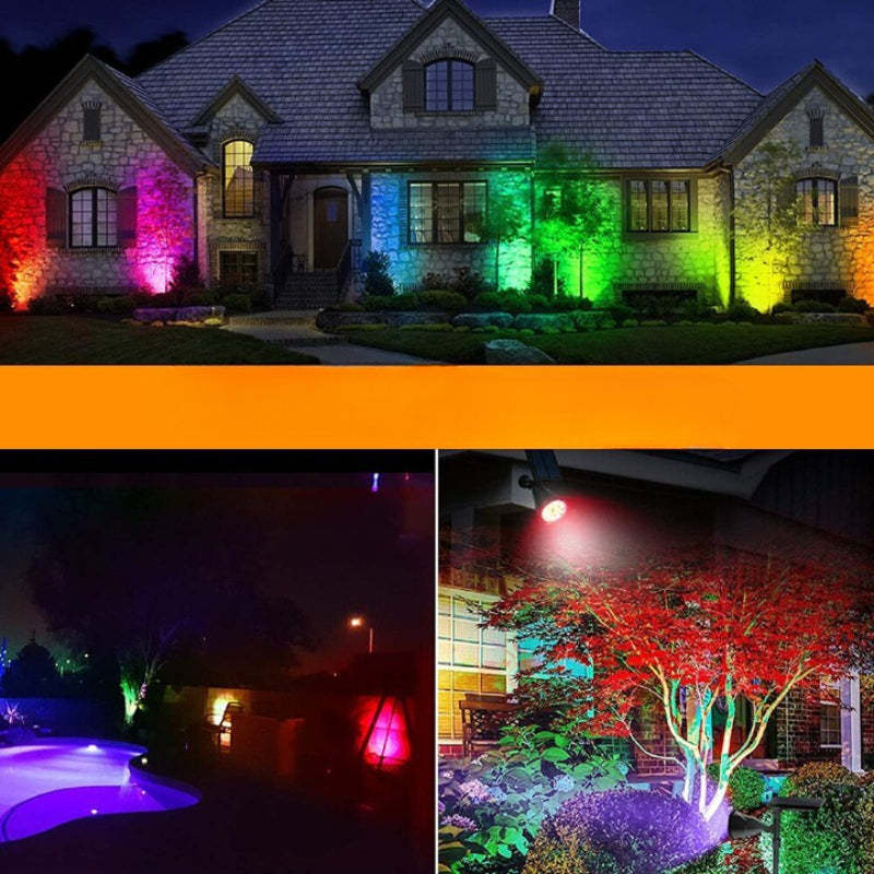 Solar Color Changing Lawn Ground Lamp-LED Solar Fairy Lights