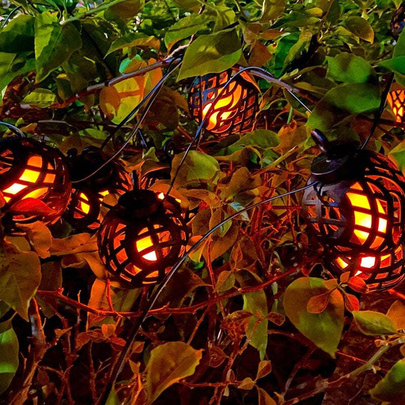 Solar Flame Ball Lamp LED-LED Solar Fairy Lights