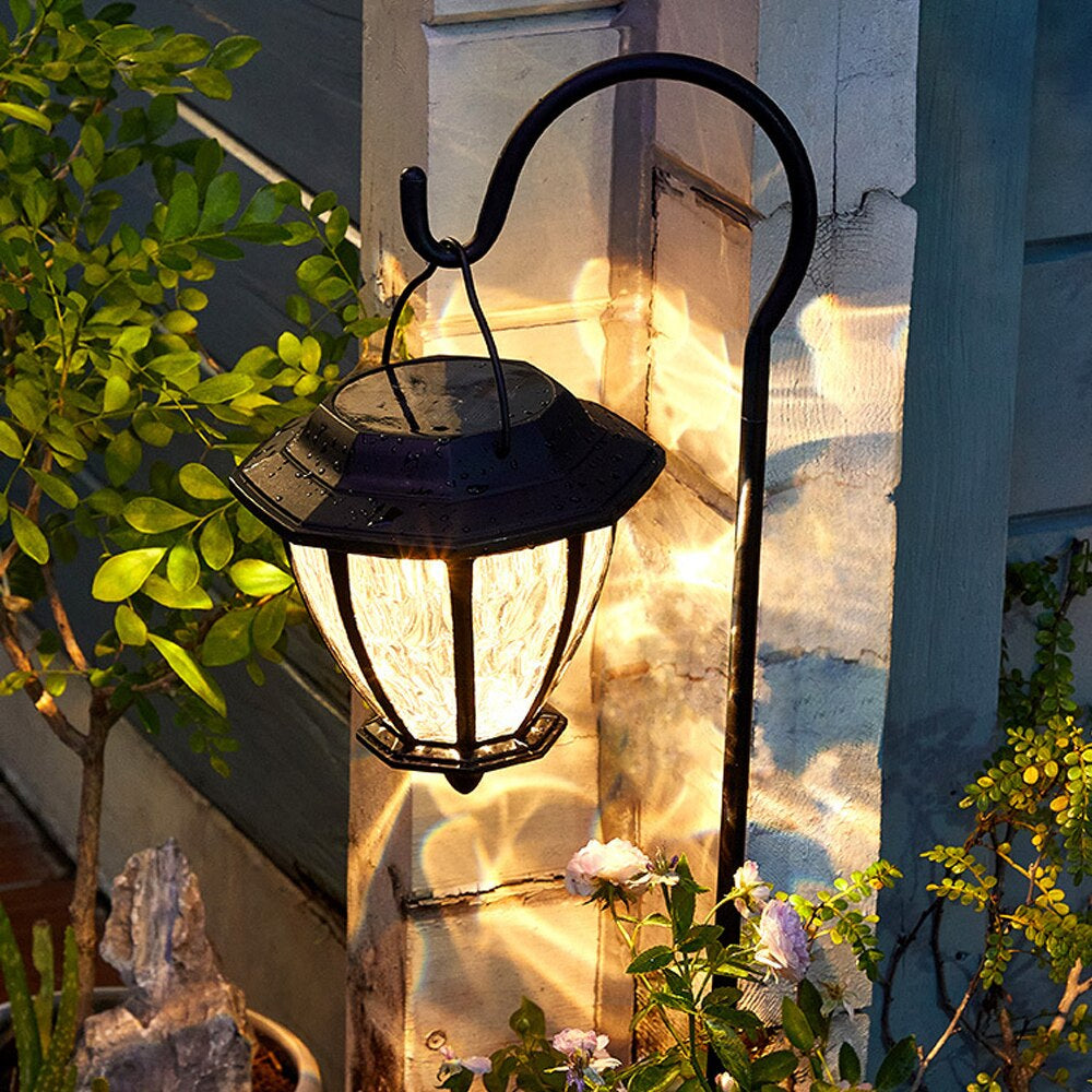 Solar LED Wall Water Wave Style Lamps-LED Solar Fairy Lights