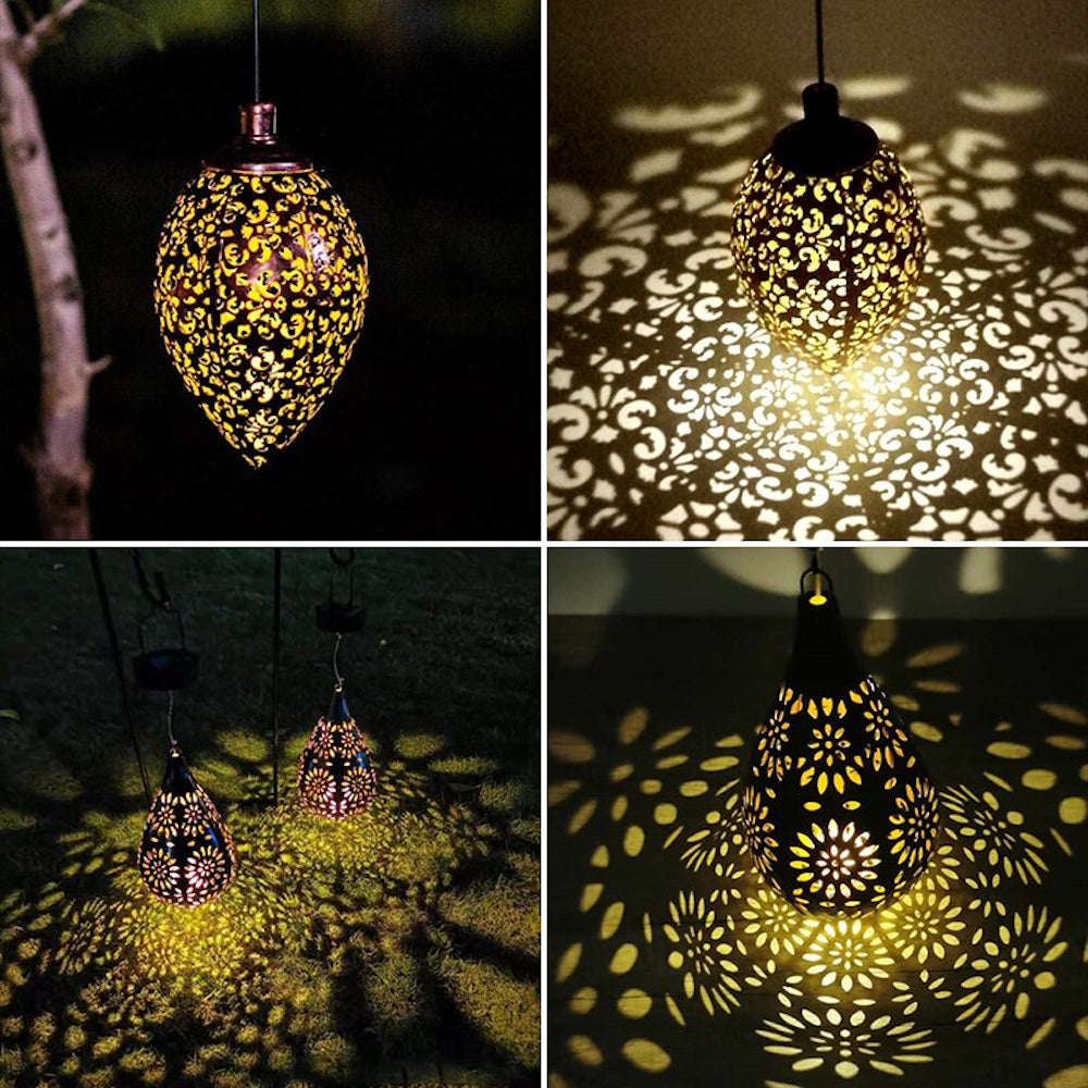 Solar LED Decorative Hanging Projector Lamp-LED Solar Fairy Lights