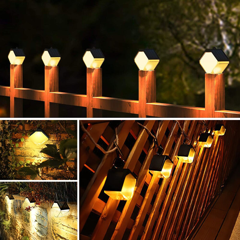 Outdoor LED Solar Wall Light For Garden-LED Solar Fairy Lights