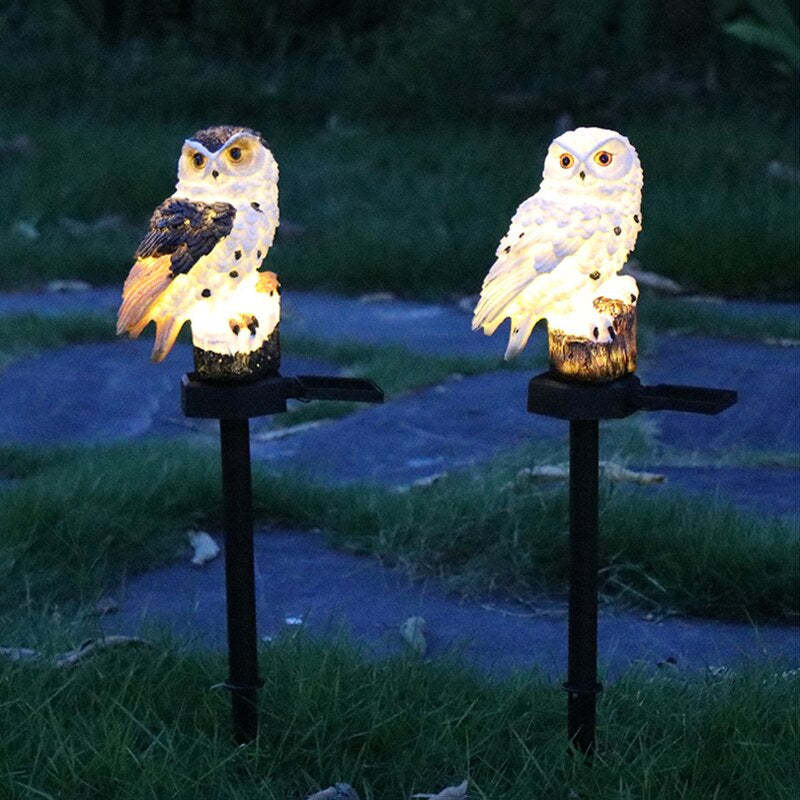 LED Solar Owl Decorative Light-LED Solar Fairy Lights