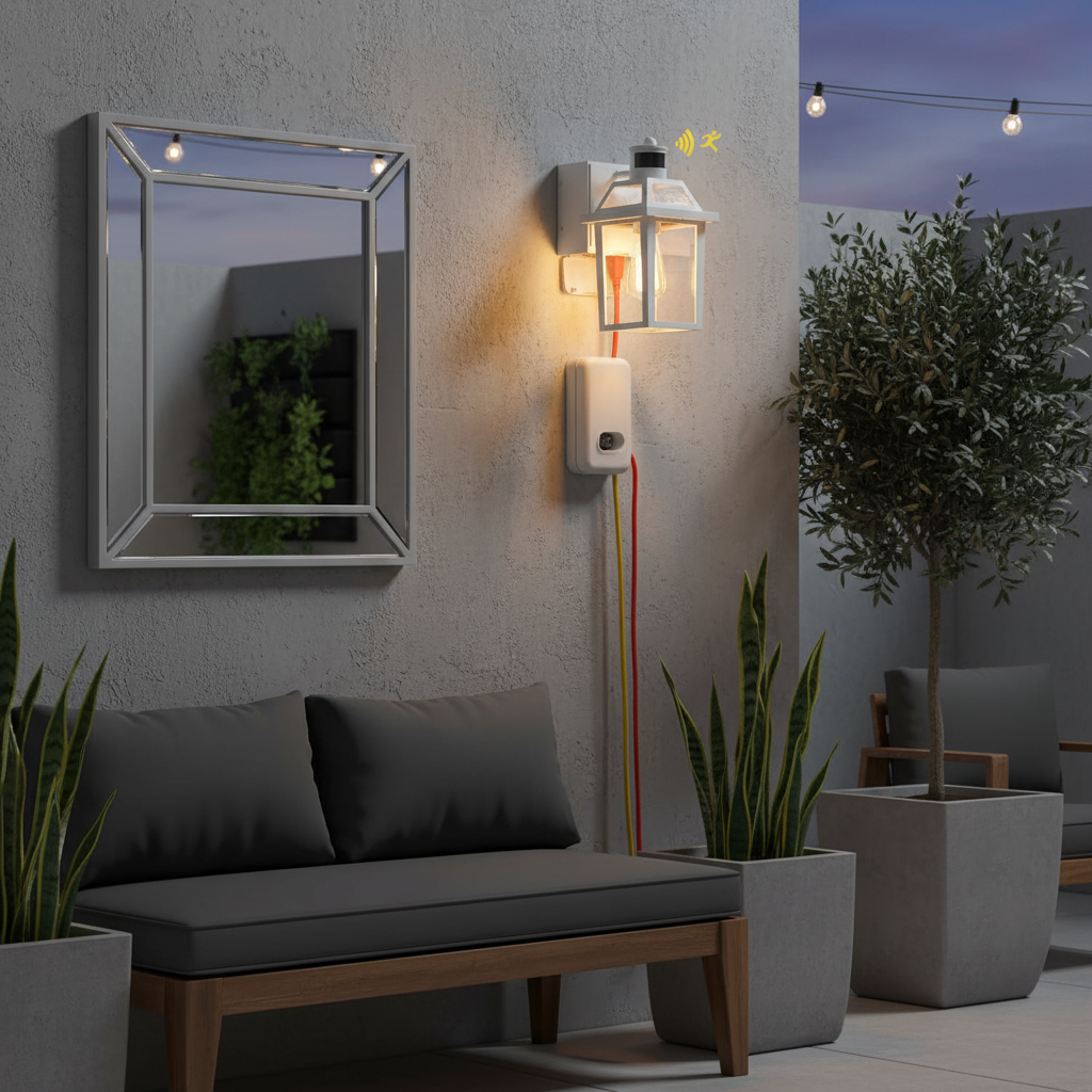Dusk To Dawn Outdoor Lights With Outlet