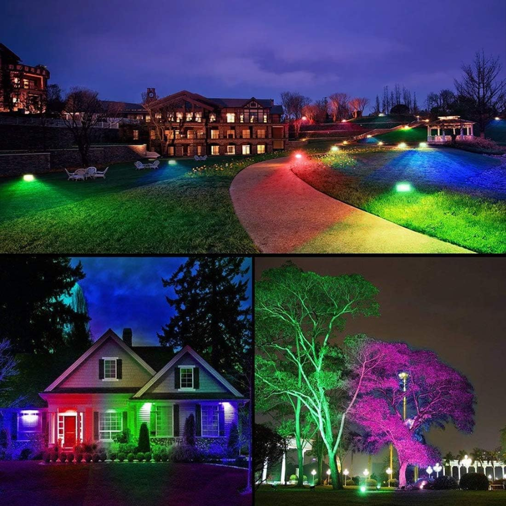 RGBW Smart 30W LED Flood Outdoor Lights