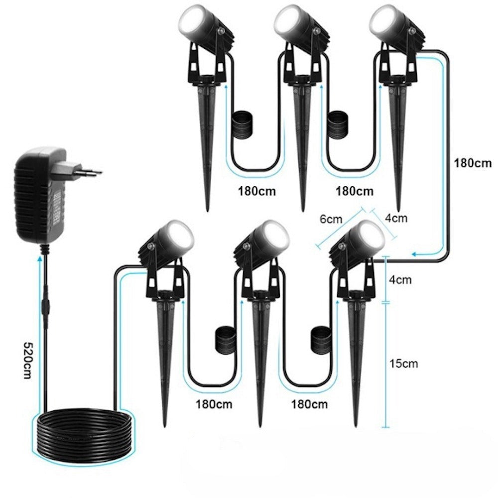 Decorative Outdoor 12V Lawn Lamp-LED Solar Fairy Lights