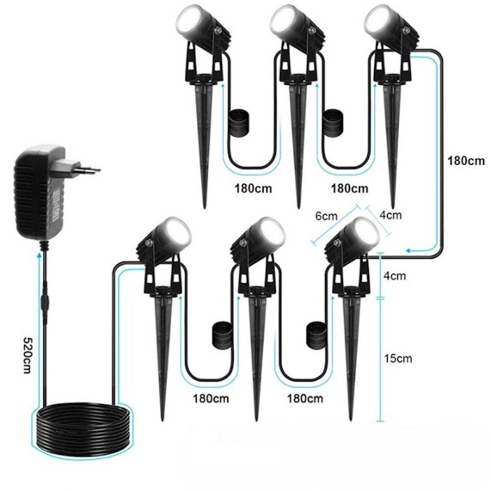 Decorative Outdoor 12V Lawn Lamp-LED Solar Fairy Lights