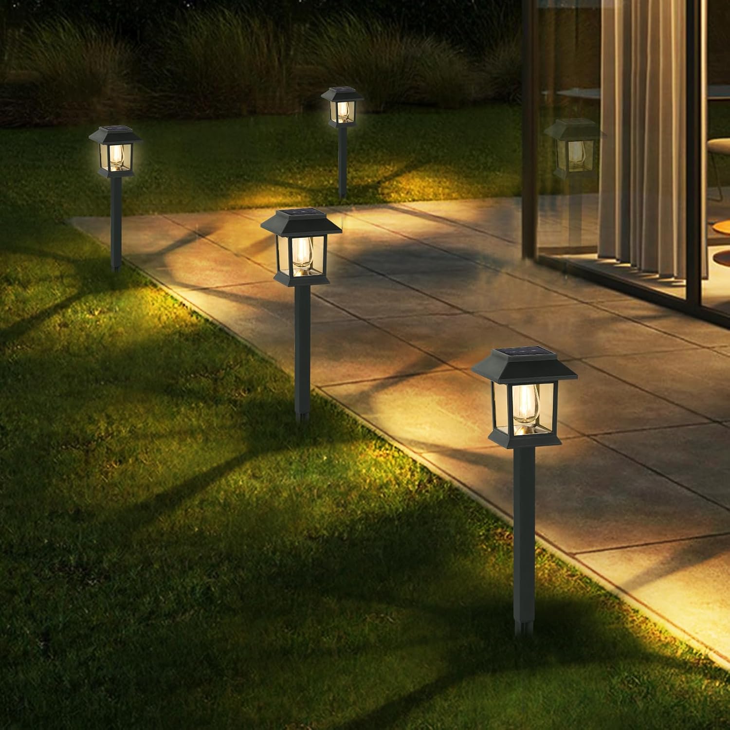 Solar Powered Pathway Lights For Walkways-LED Solar Fairy Lights