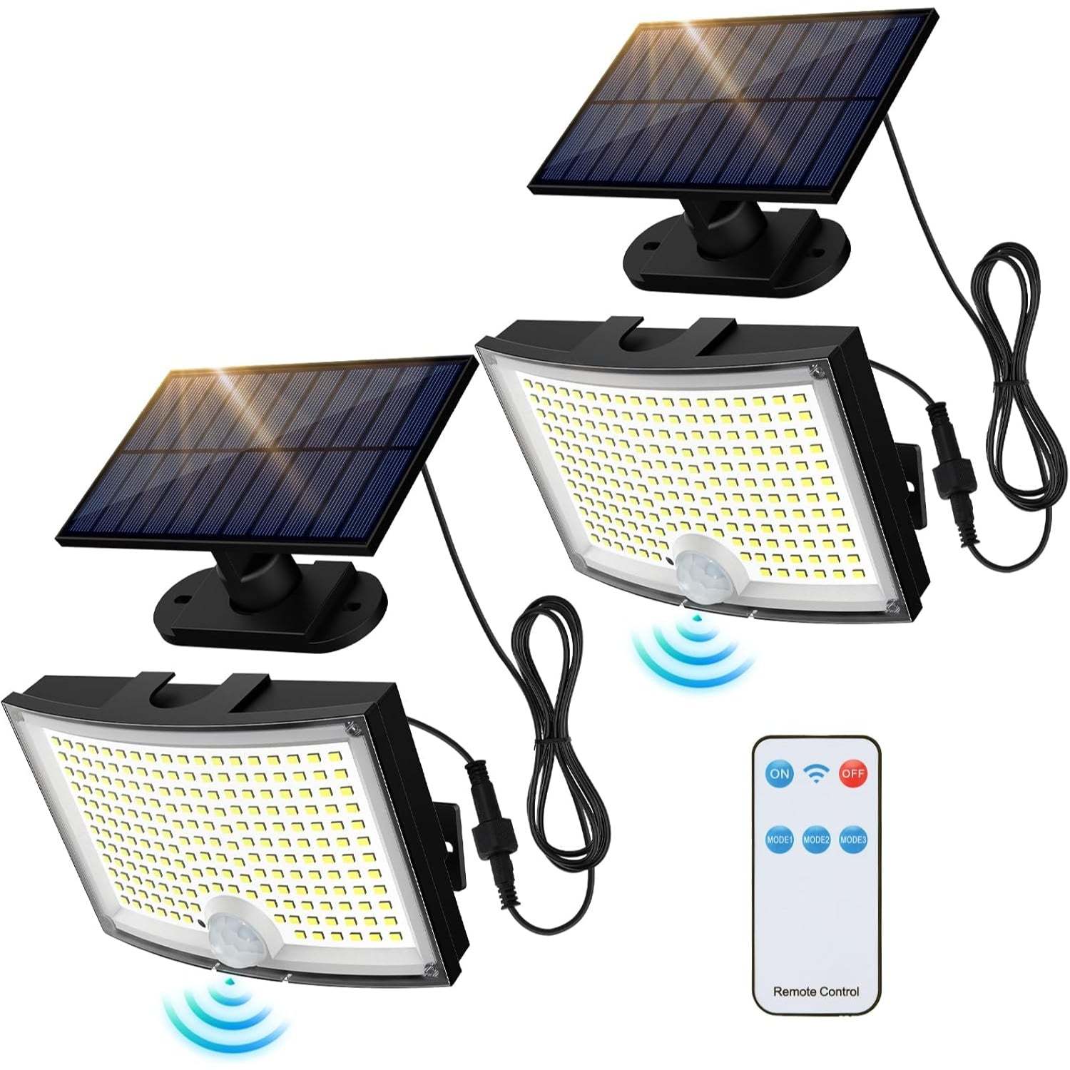Solar Powered LED Motion Sensor Security Lights-LED Solar Fairy Lights