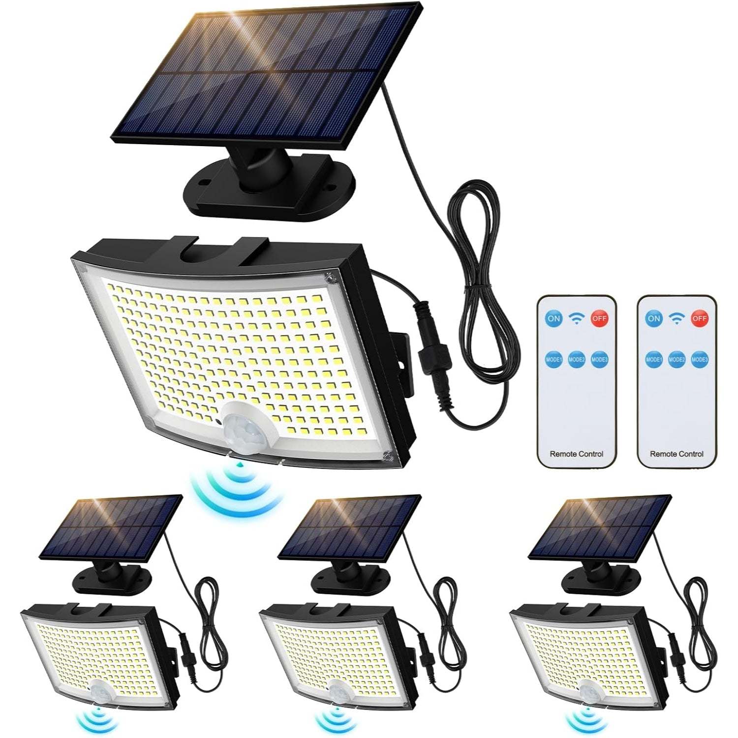 Solar Powered LED Motion Sensor Security Lights-LED Solar Fairy Lights