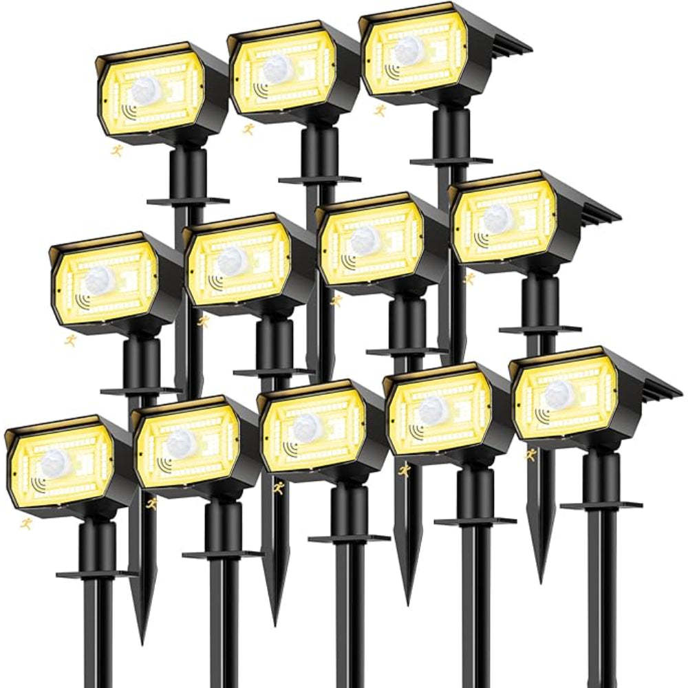 Weather Resistant Solar LED Pathway Light With Motion Detection-LED Solar Fairy Lights